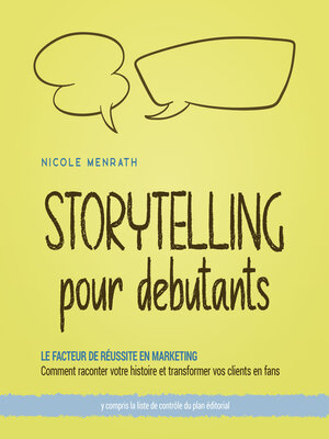 cover image of Storytelling pour débutants
